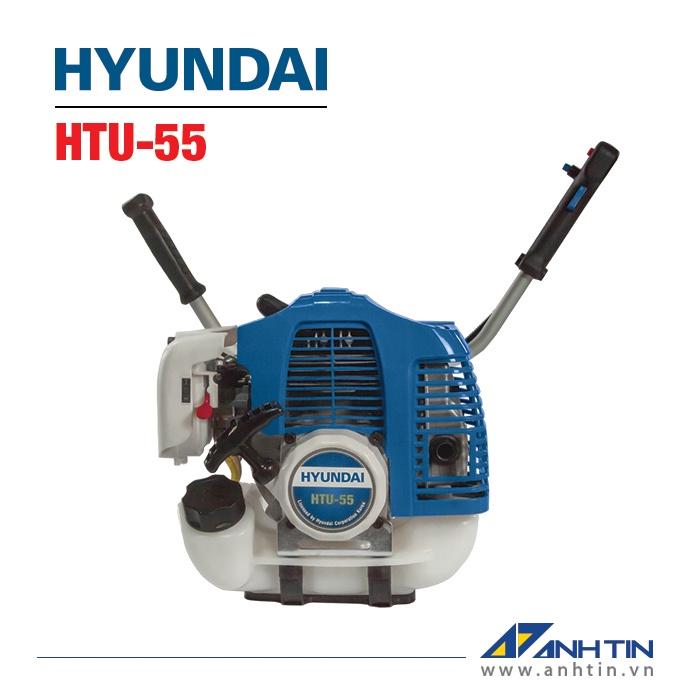 Máy cắt cỏ cầm tay HYUNDAI HTU-55 | Máy cắt cỏ chạy xăng công suất 1.87HP | Dung tích xy lanh 51.7cc