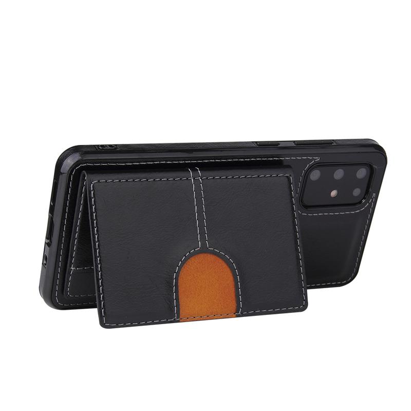 Ốp điện thoại da nam châm phối ví đựng thẻ retro dành cho Huawei P40 P30 Pro