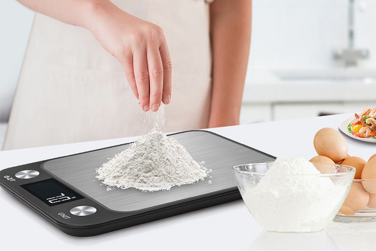 Cân điện tử nhà bếp phím cảm ứng sai số 1g