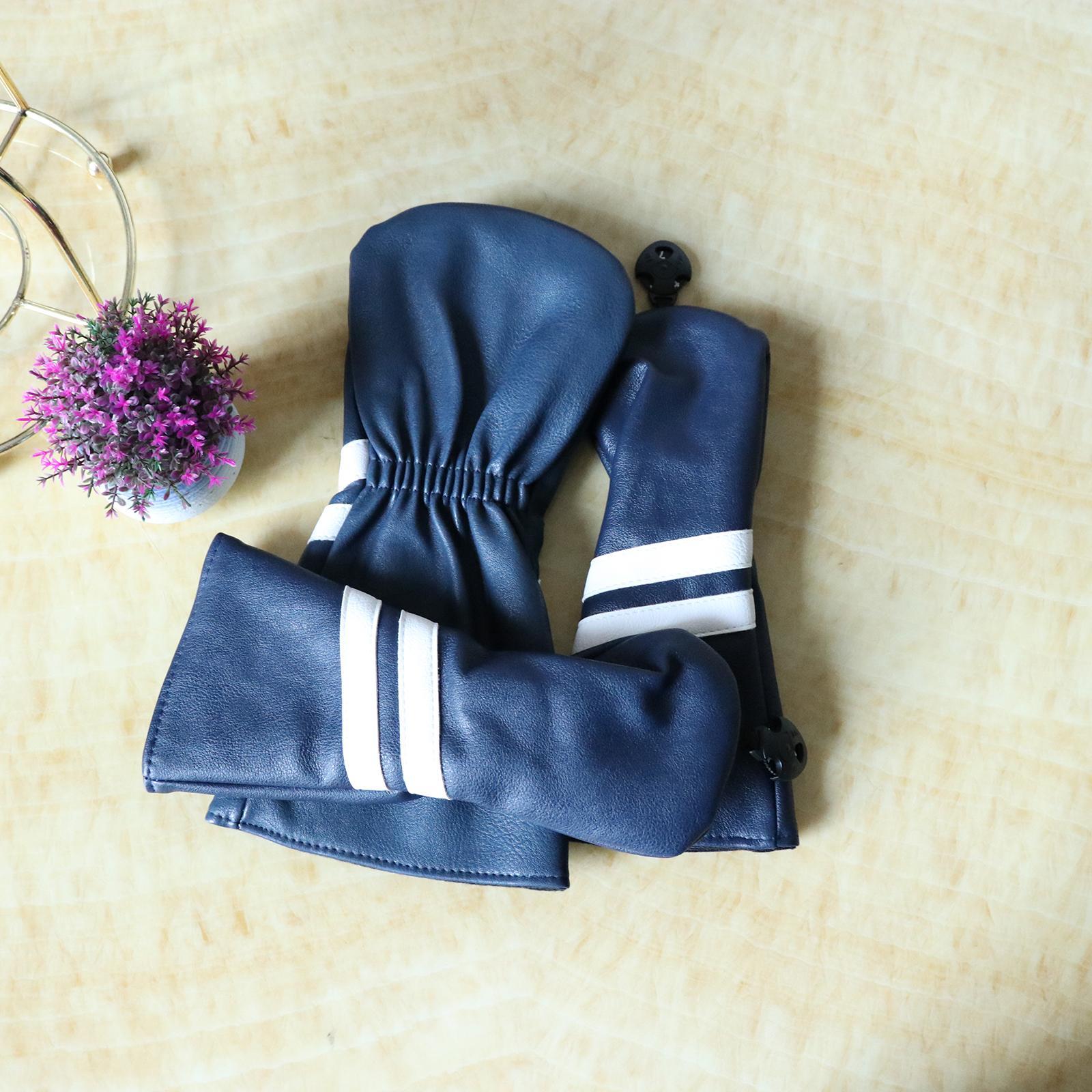 6x PU Golf wood top Cover 400cc Driver Hybrid  Golfing Gear