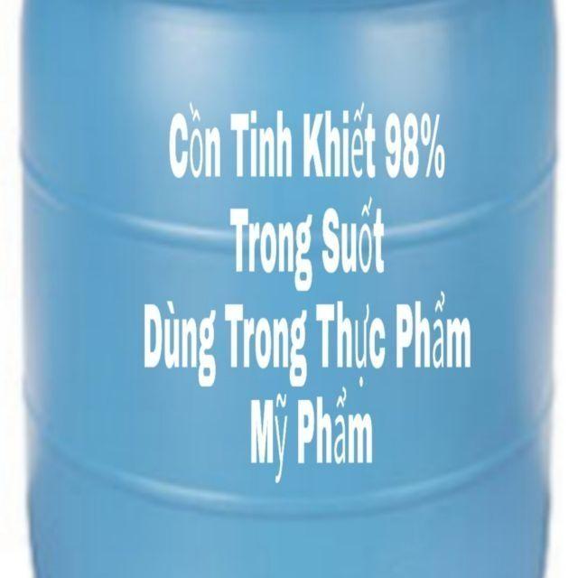 500mL Cồn (Ethanol) Tinh Khiết 98% - Dùng Trong Mỹ Phẩm - Thực Phẩm