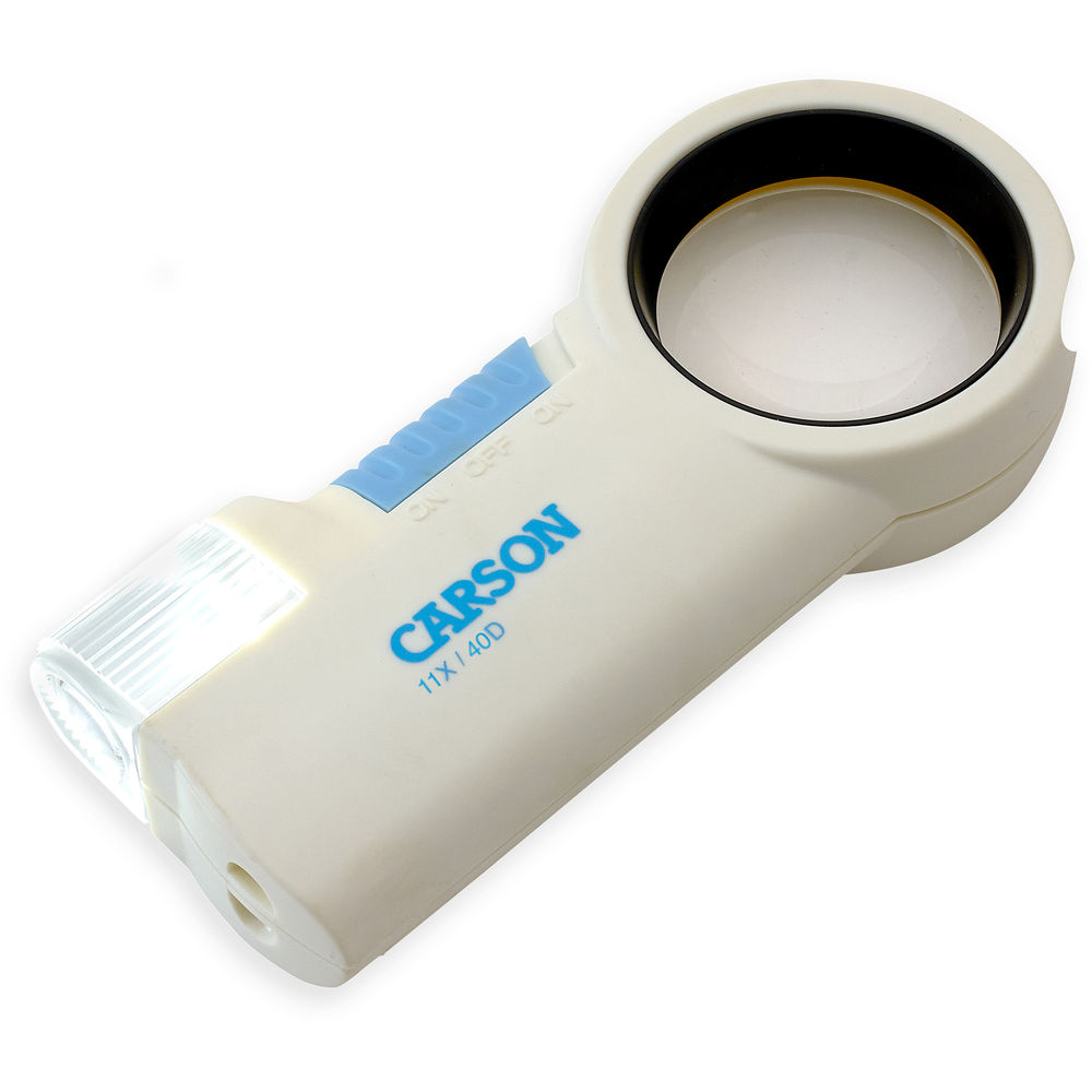 Kính lúp khuếch đại lớn có đèn Carson MagniFlash CP-40 (11x) - Hàng chính hãng