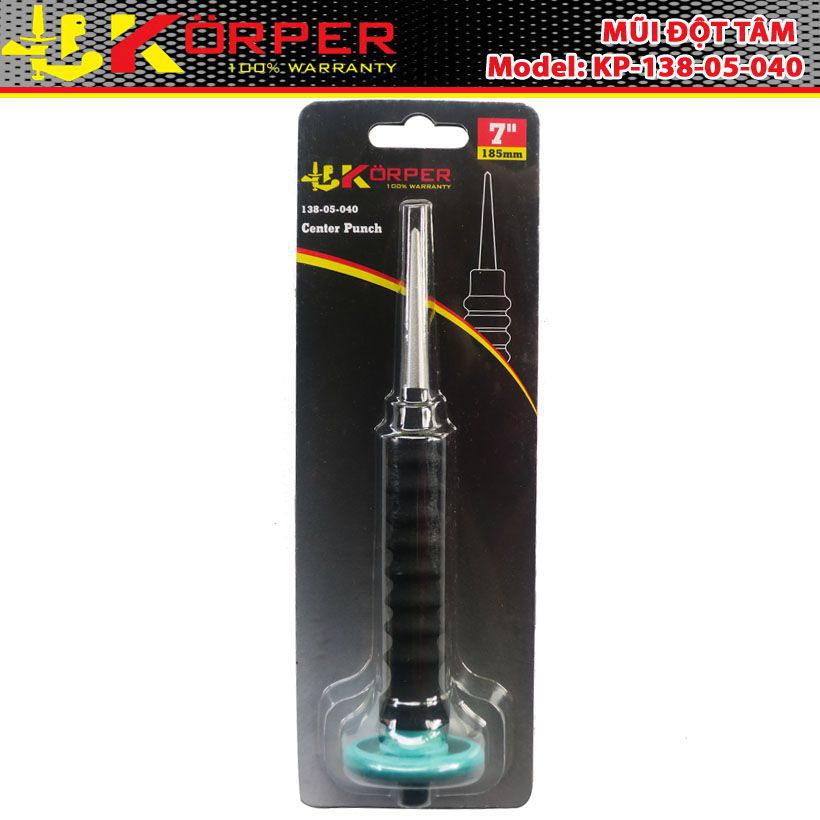 MŨI ĐỤC TÂM KORPER KP-138-05-040