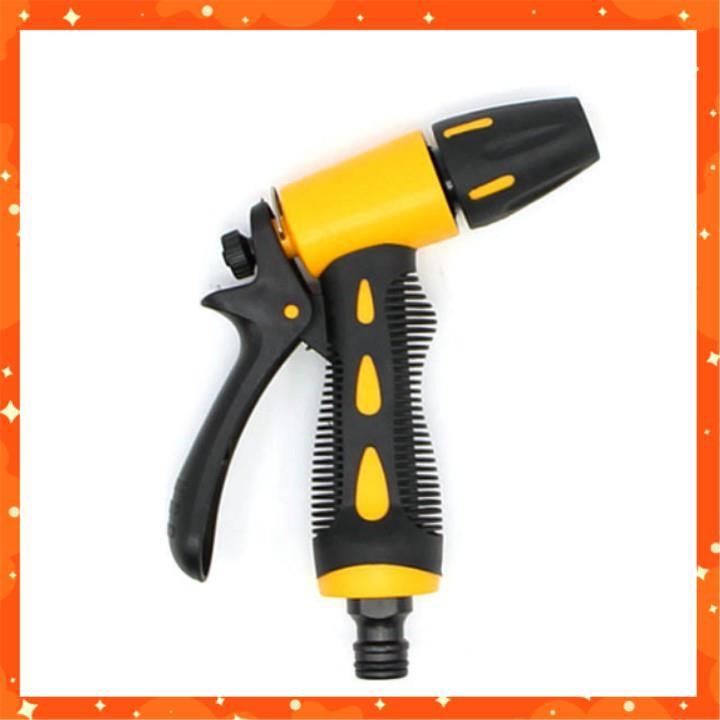 Bộ dây vòi xịt nước rửa xe, tưới cây . tăng áp 3 lần, loại 20m 206319 cút sập, nối đen