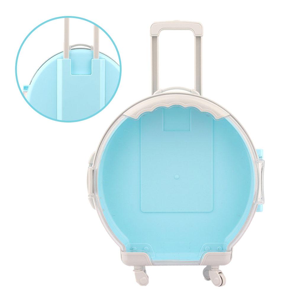 1piece Suitcase Travel Luggage fit for Girl Doll Kids Toys