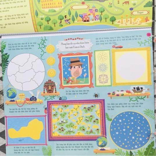 Cuốn sách khổng lồ về trò chơi tư duy - Maps Activity Pad