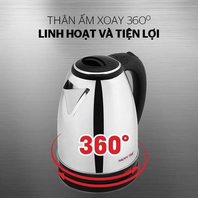 Ấm siêu tốc Sunhouse Happy time HTD1081 - Dung tích 1.8L, BH 12 tháng