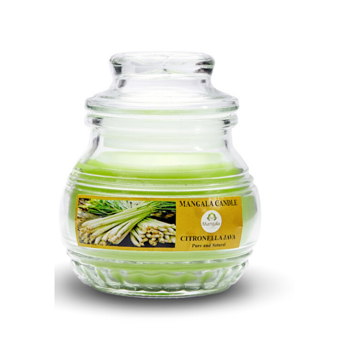 Nến Thơm Tinh Dầu Thiên Nhiên| Tinh Dầu Cao Cấp Mangala 150gr_HƯƠNG THƠM TỰ NHIÊN THƯ GIÃN