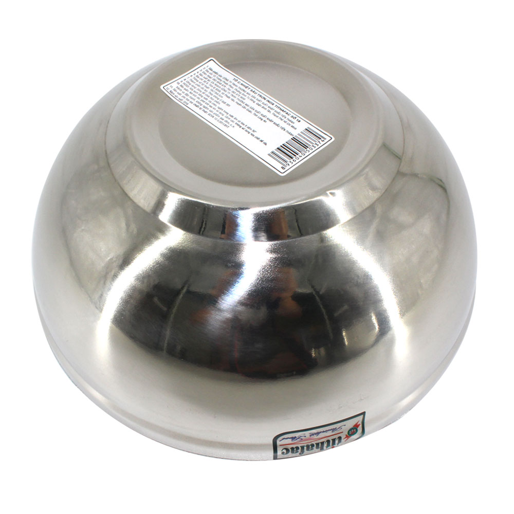 Combo 5 Tô Inox Cách Nhiệt 2 lớp Loại trơn và sâu đường kính 13,14,18 cm Tithafac