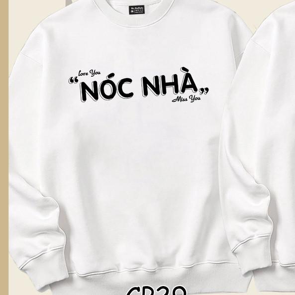 Áo Cặp Đôi Sweater form rộng nóc nhà trụ cột Mr.buffalo - Trụ cột áo Đen