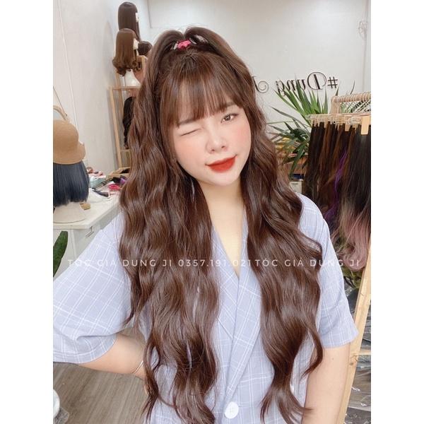 MS27 Tóc giả nguyên đầu sóng dài 70cm