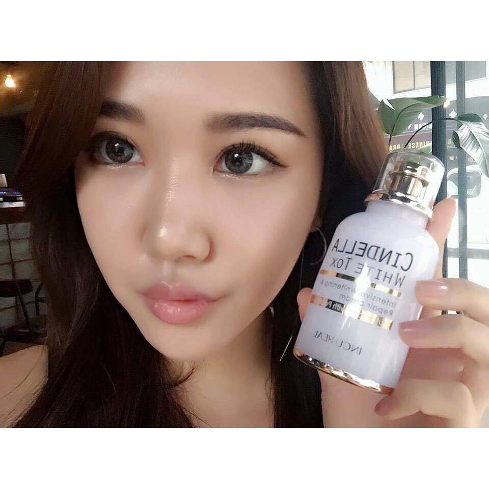 Kem dưỡng trắng da Cindel Tox white cream thể tích 50ml ,giúp trẻ hóa da , tăng độ ẩm ,bổ sung collagen cải thiện làn da lão hóa giúp da sáng hơn