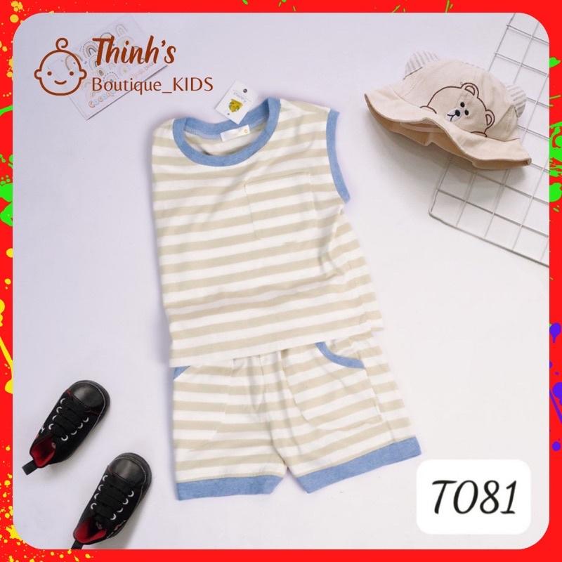 Bộ ba lỗ cho bé-Thun ba lỗ bé trai