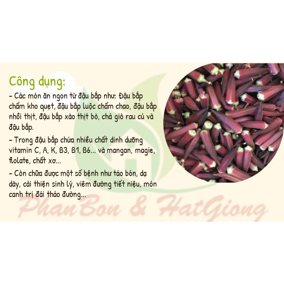 Hạt Giống Đậu Bắp Đỏ Cao Sản - Phú Nông Seeds - Shop Phân Bón và Hạt Giống