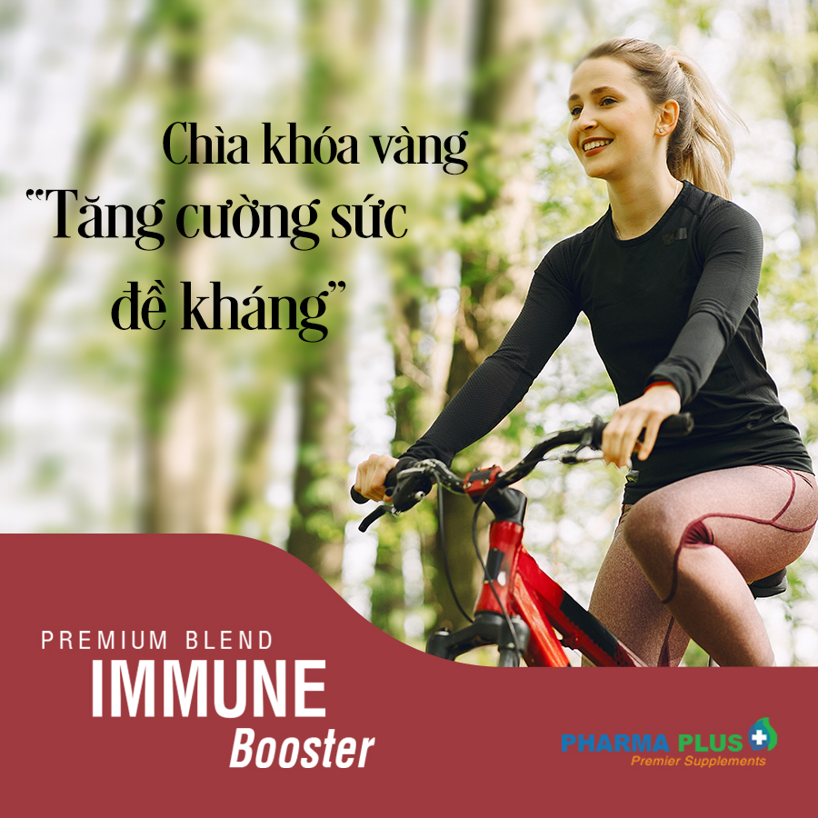 Viên Tăng Đề Kháng | Pharma Plus Immune Booster - Chính Hãng | Tăng Cường Miễn Dịch - Lọ 60 viên
