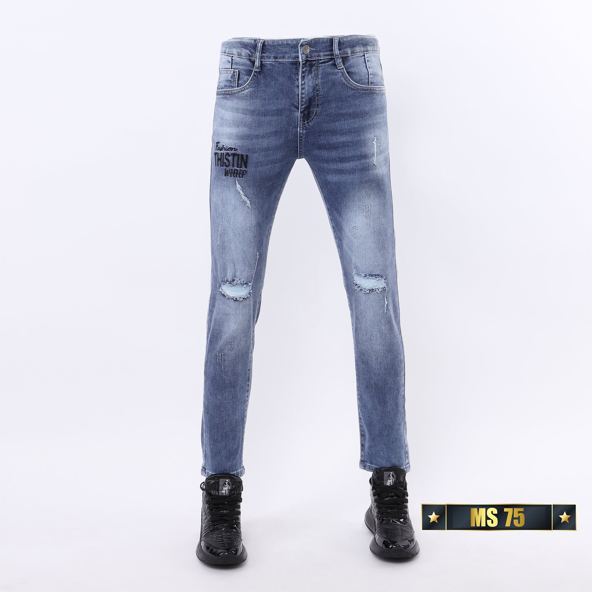 Quần Jean Nam Gemini Chất Liệu Denim Co Giãn Tốt, Cực Kỳ Thoáng Mát QJNA075