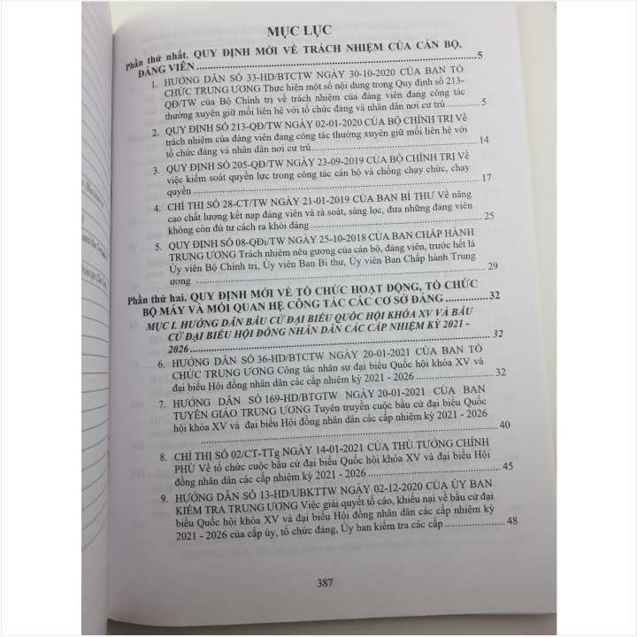 Sách Cẩm Nang Công Tác Đảng Dành Cho Bí Thư Đảng Bộ, Chi  Bộ Các Cấp - V1877D