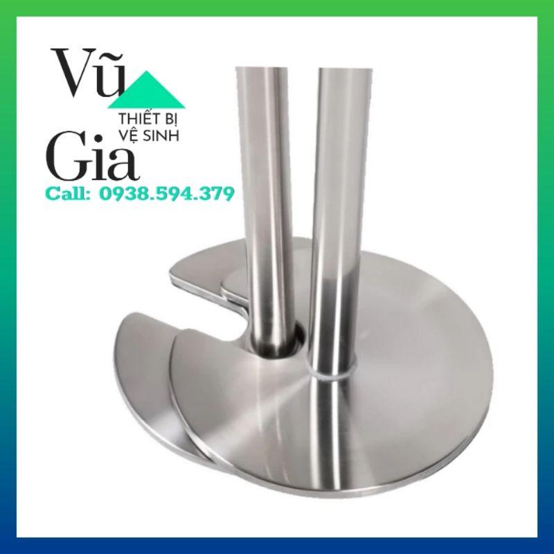 Cột Chắn Inox Đế Chữ U, Cột Chắn Phân Luồng Lối Đi, Cột Chắn Phân Cách