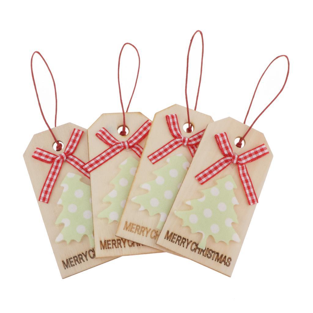 4 Pieces Wooden Discs Wooden Pieces Wooden Pendant For DIY Or DIY Children