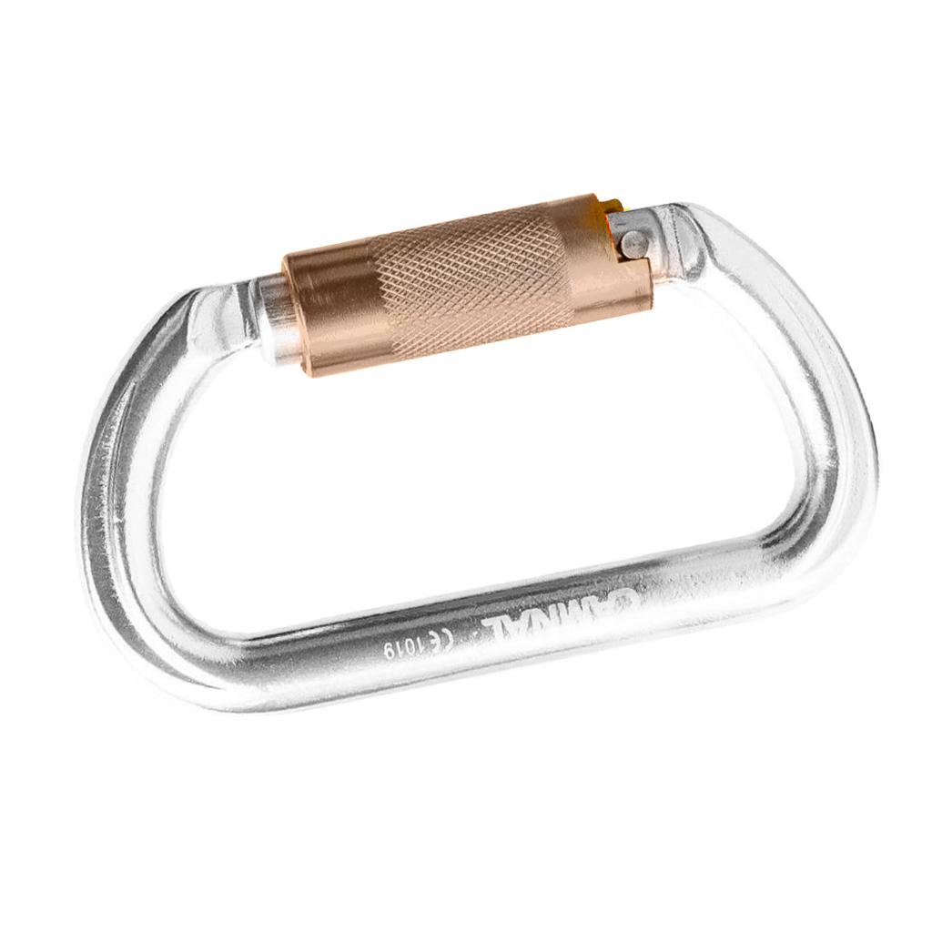 25KN Twist Gate Auto Locking Carabiner for Climbing Mountaineering