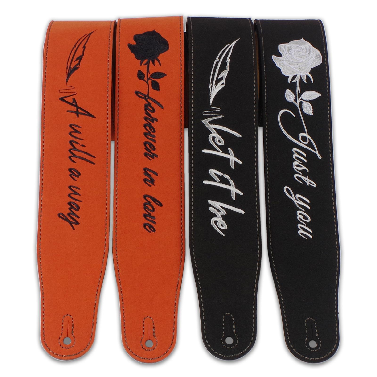 Guitar Strap Adjustable Strap Bass Acoustic Electric Guitar Accessories Black