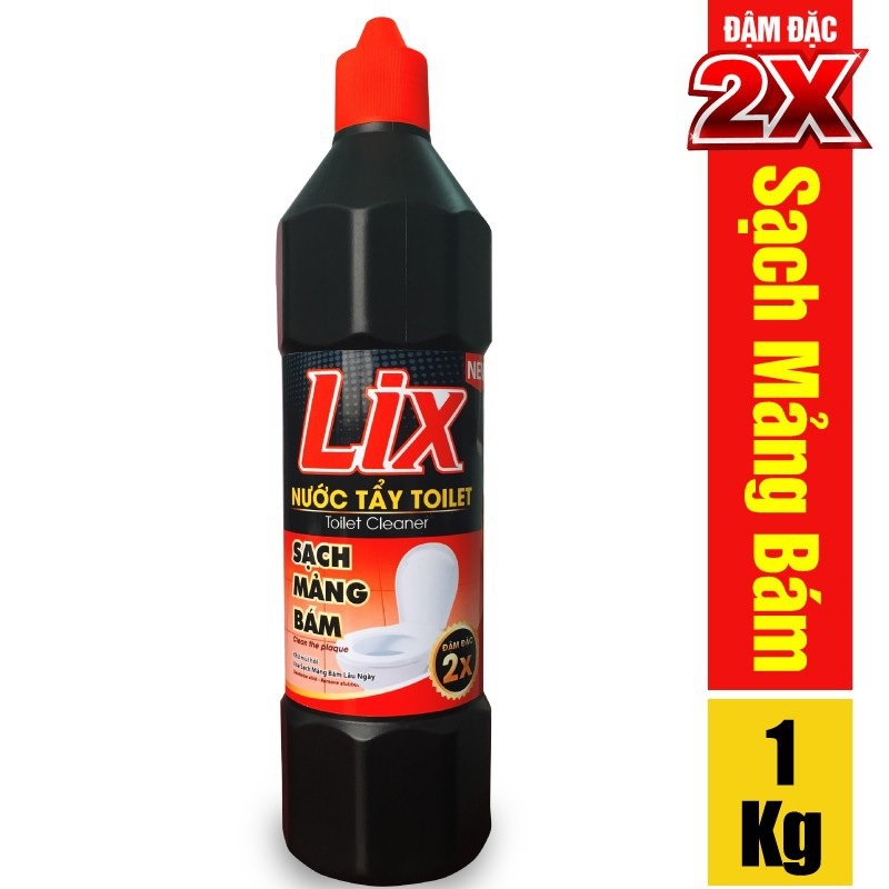 COMBO số 17 gồm 5 món Lix siêu tiết kiệm (2 chai nước giặt đậm đặc hương hoa 2kg, Nước lau sàn hương nắng hạ 1 lít, Nước rửa chén siêu đậm đặc hương chanh 1.4kg, Nước tẩy toilet 1kg)