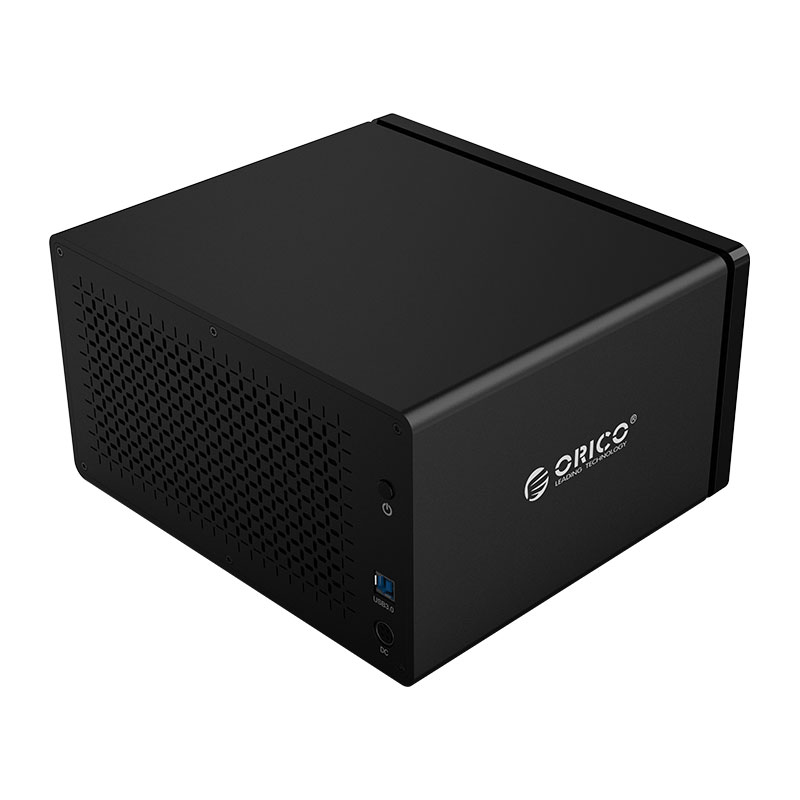 Hộp Ổ Cứng Orico NS800U3-BK 3.5" 8 Khe Cắm SATA 3 USB 3.0 Type B - Hàng Chính Hãng