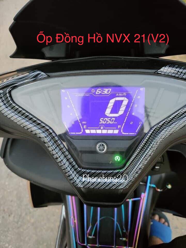 FULL BỘ ỐP PHỤ KIỆN TRANG TRÍ DÙNG CHO XE NVX 2021 2022 2023 (V2) CACBON