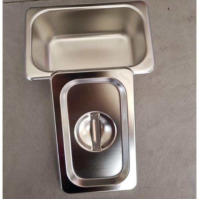 Khay Inox GN 1/9 đựng Topping