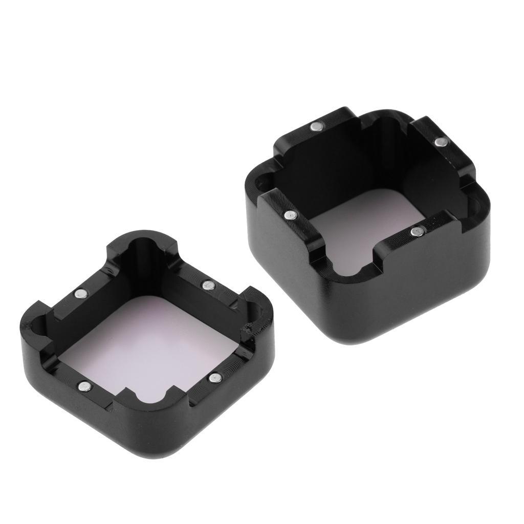 Pack of 2 Aluminum  Snooker Billiard Chalk Holder, Cue Table Accessories