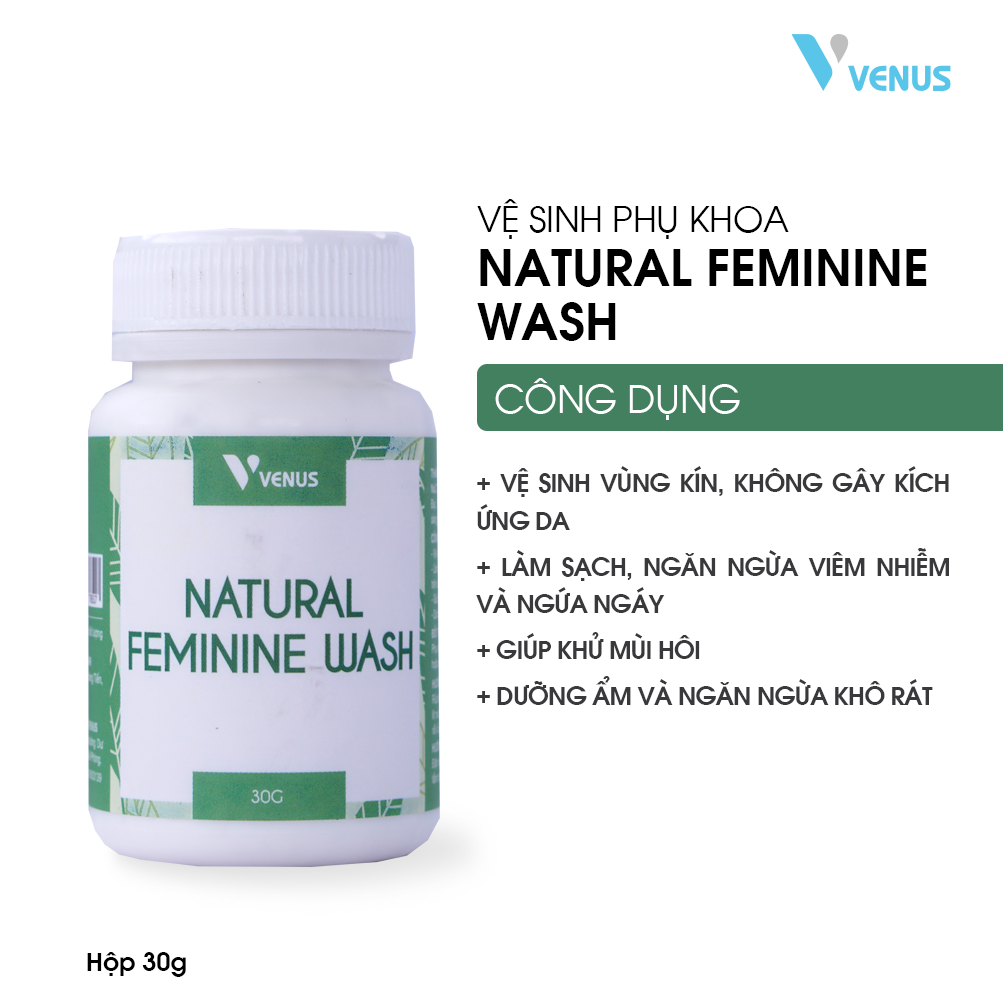 Bột vệ sinh phụ nữ Natural Feminine Wash