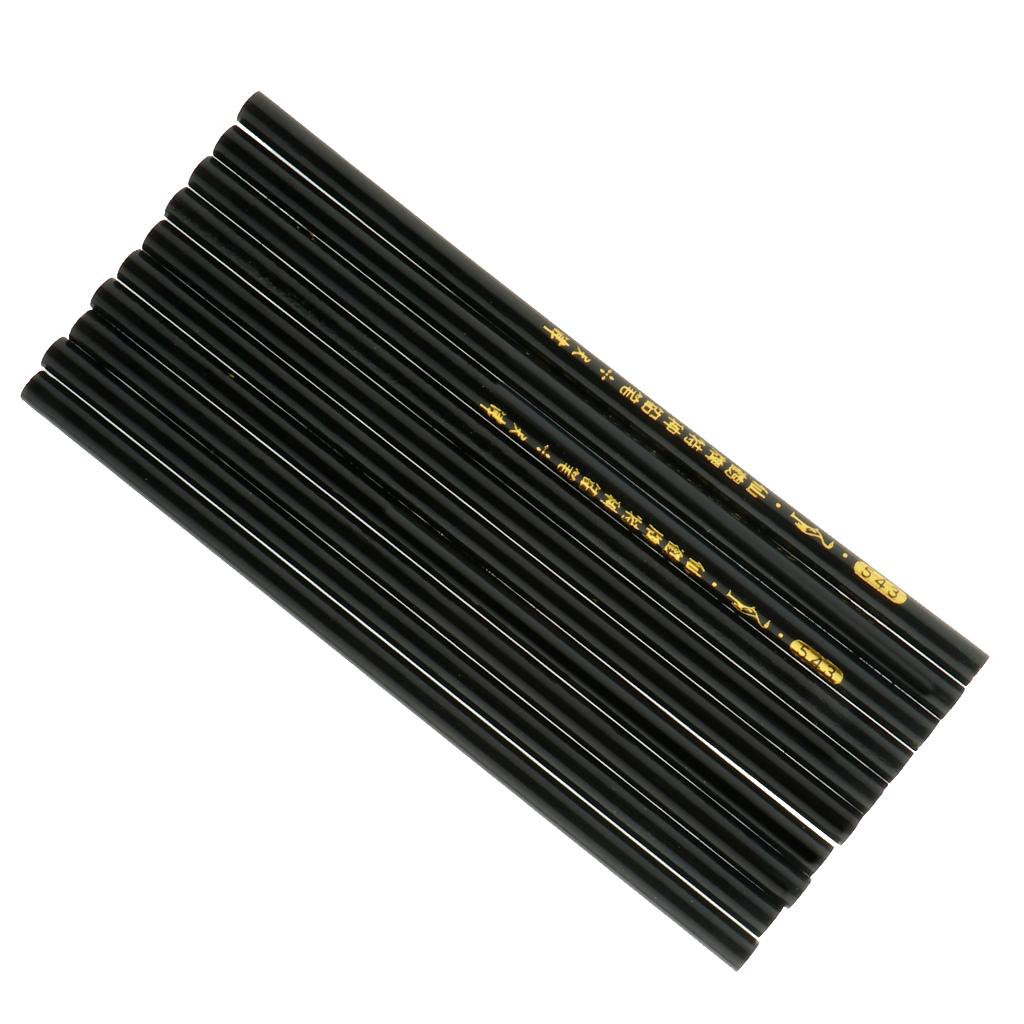 30x Professional Fabric Tailor Pencils Set Dressmaking White Yellow Black
