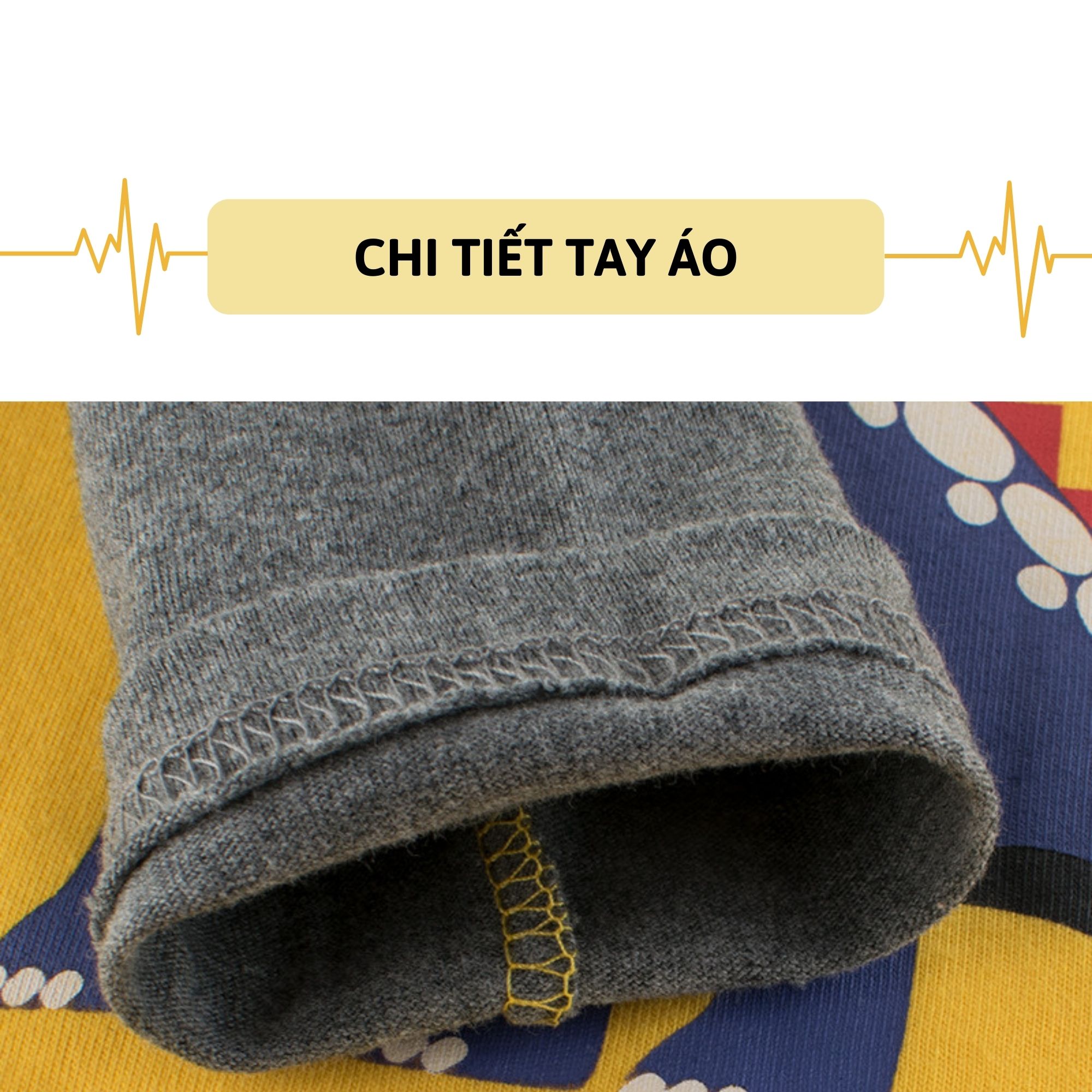 Áo thun dài tay bé trai 27KIDS áo cho bé họa tiết khủng long chất cotton 100% S2012