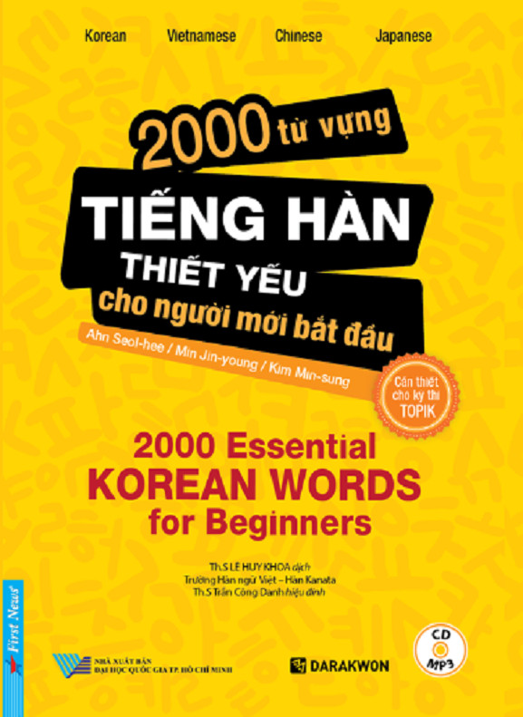 Tài liệu luyện thị TOPIK hiệu quả nhất (Cẩm nang luyện thi năng lực tiếng hàn TOPIK I Basic + 2000 từ vựng tiếng hàn thiết yếu cho người mới bắt đầu)