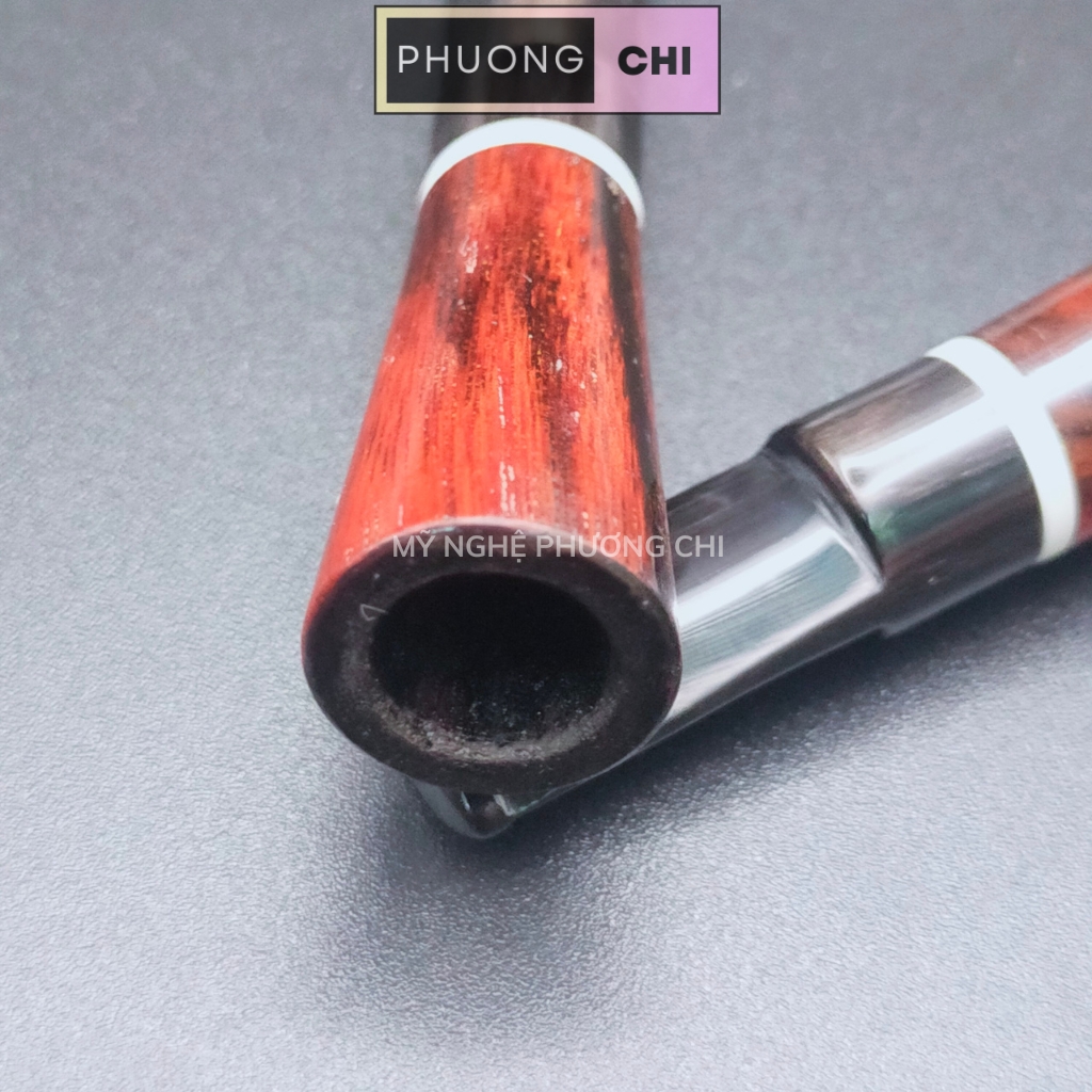 Tẩu Bắt Tóp Xì_Gà mini Ring 22-27 chất liệu sừng nối gỗ khắc logo - quà tặng ý nghĩa cho sức khỏe nam giới | Mỹ Nghệ Phương Chi