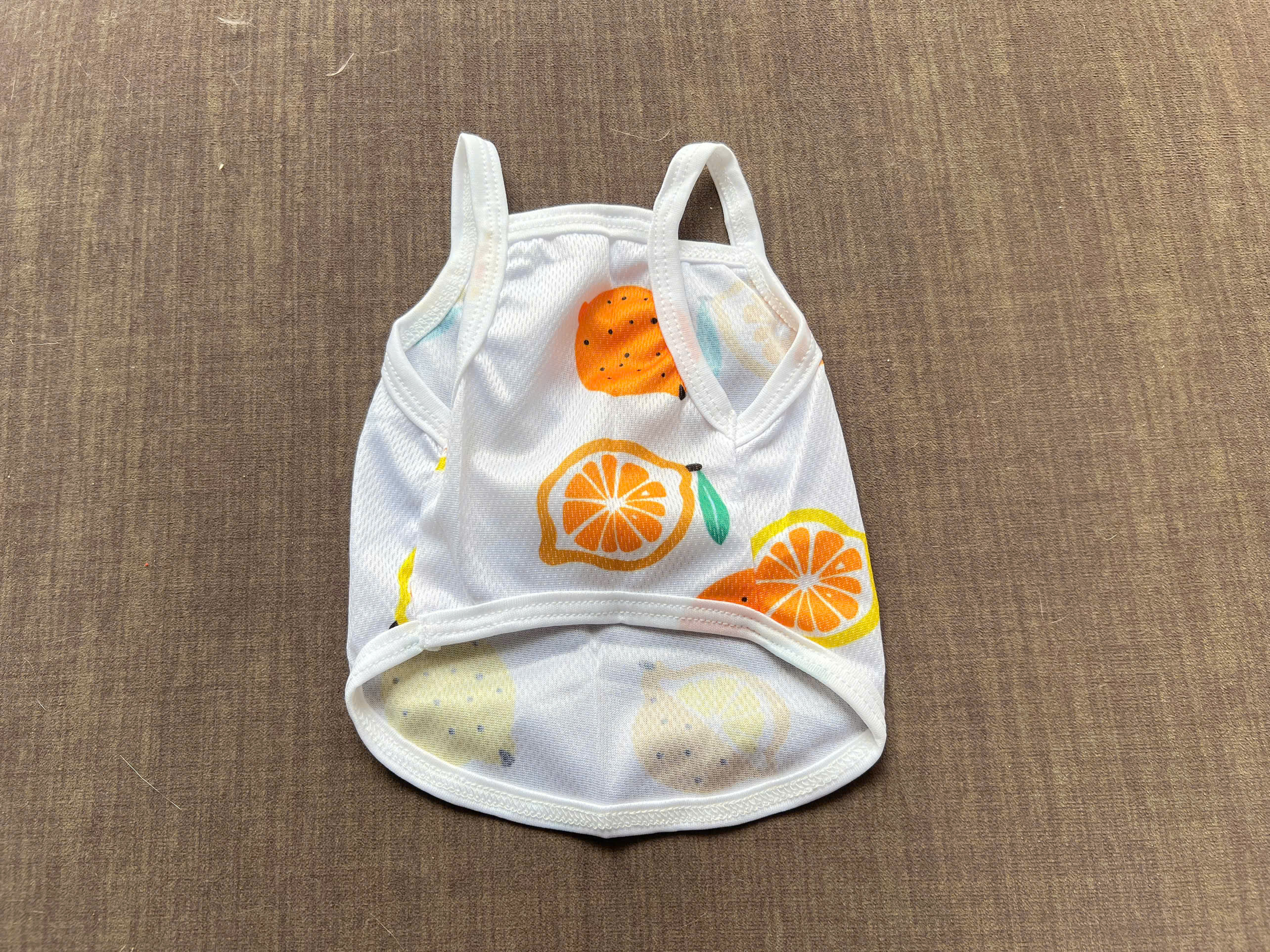 ÁO THUN HAI DÂY TRÁI CÂY THÔNG HƠI SIÊU CUTE TỪ 1-7.5KG DÀNH CHO THÚ CƯNG CHÓ MÈ