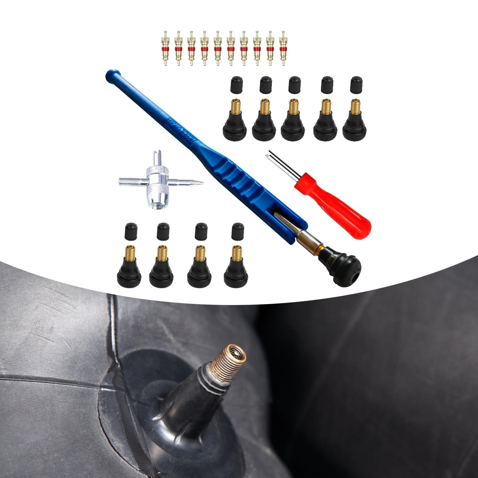 23 Pieces Tyre Removal Tool ,Tyre Repair Tool /Multifunctional/ Tire Stem Puller Tools Set for Car /Truck /Motorcycle