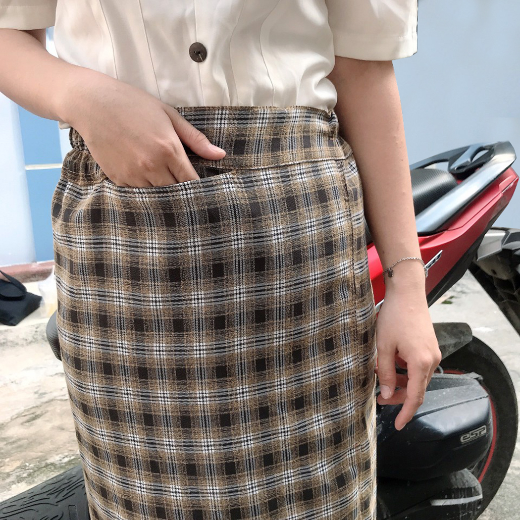 Váy Chống Nắng Thời Trang Cho Nữ Kiểu Dáng Xẻ Tà Thông Minh Chất Vải Mềm Mát Có Cài Nút