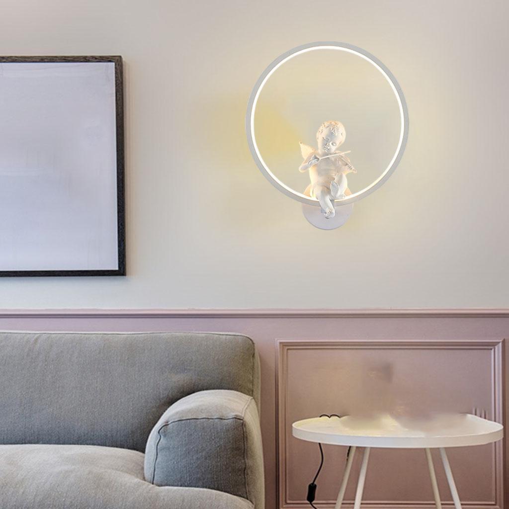 LED Modern Small Wall Lamp Sconce Bedroom Bathroom Bedside Hallway white