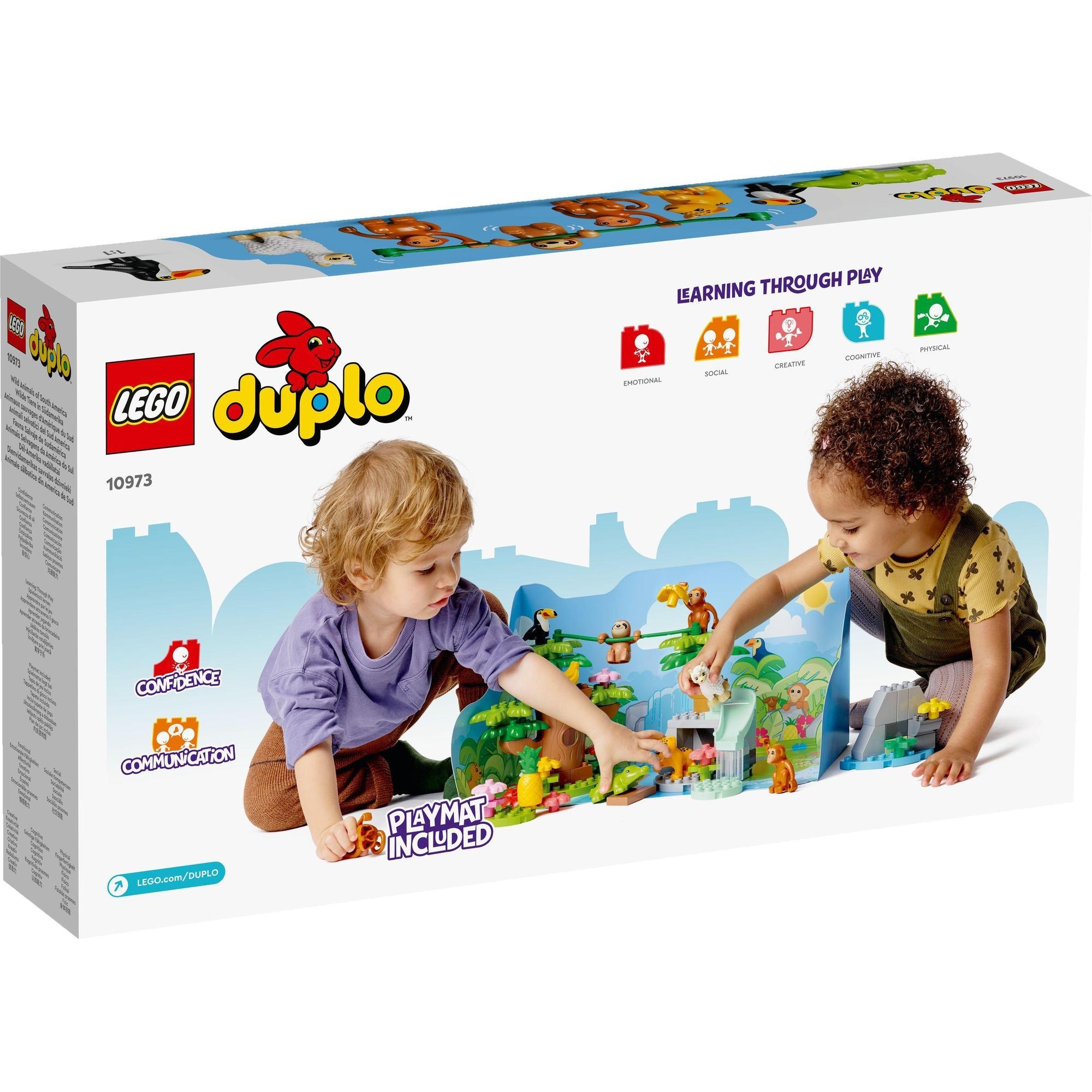 LEGO DUPLO 10973 Khám phá thế giới động vật Nam Mỹ (71 chi tiết)