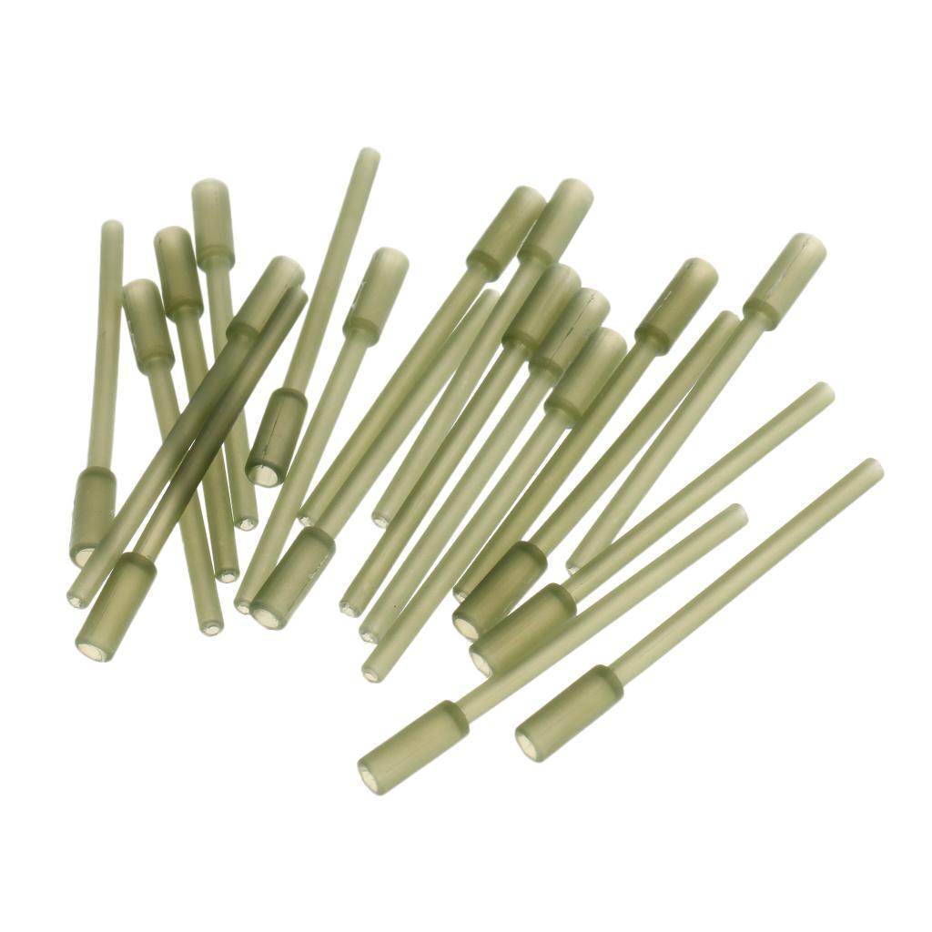 10/20/30pcs Angling Supplies Plastic Inline Carp Coarse Lead Mould Inserts Tubes 60mm