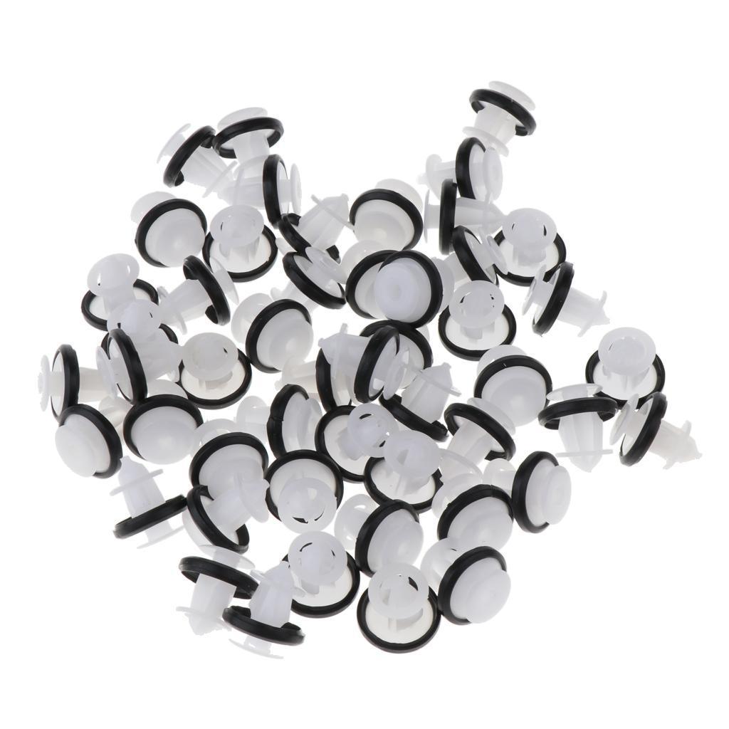 50 Pieces Car Door Rivets Bumper Trim Panel Retainer Clip