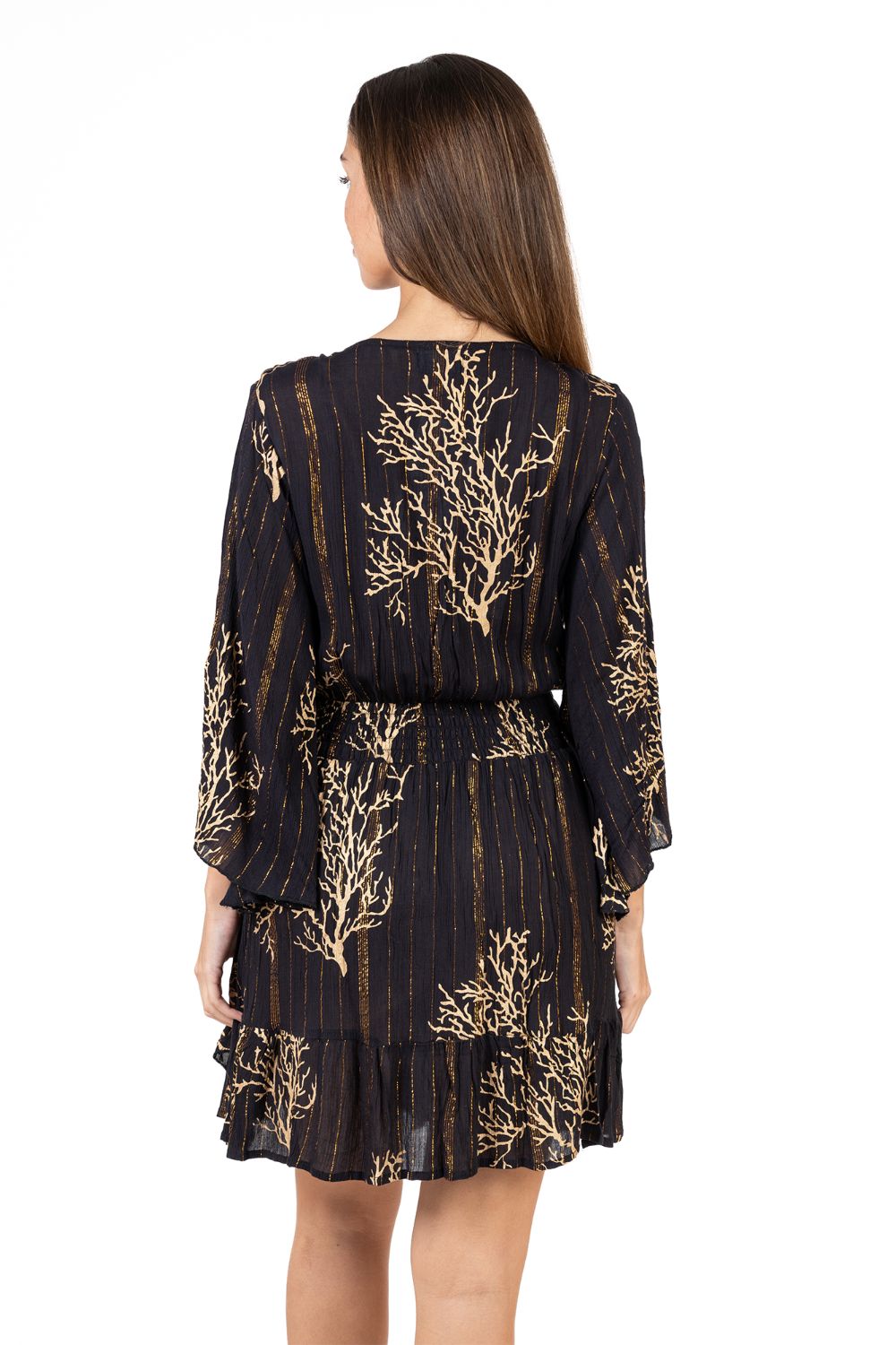 Đầm Vẽ Ánh Kim Cotton Isla Bonita
