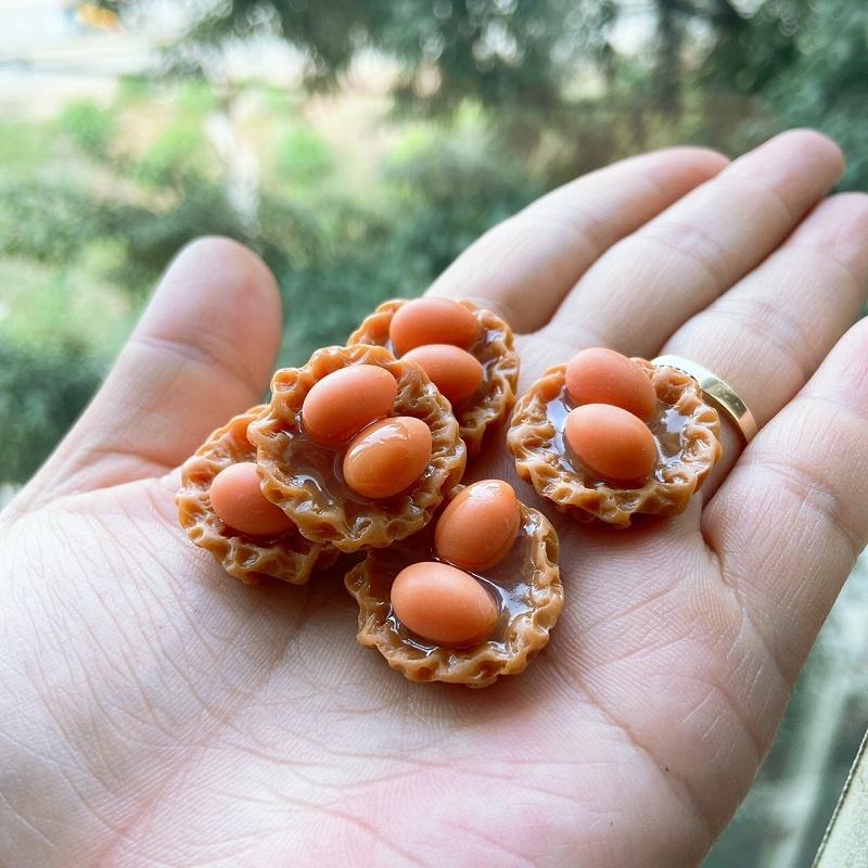 Tiểu cảnh mini ️ Mô hình ổ gà ấp trứng trang trí tiểu cảnh, sen đá, sân vườn