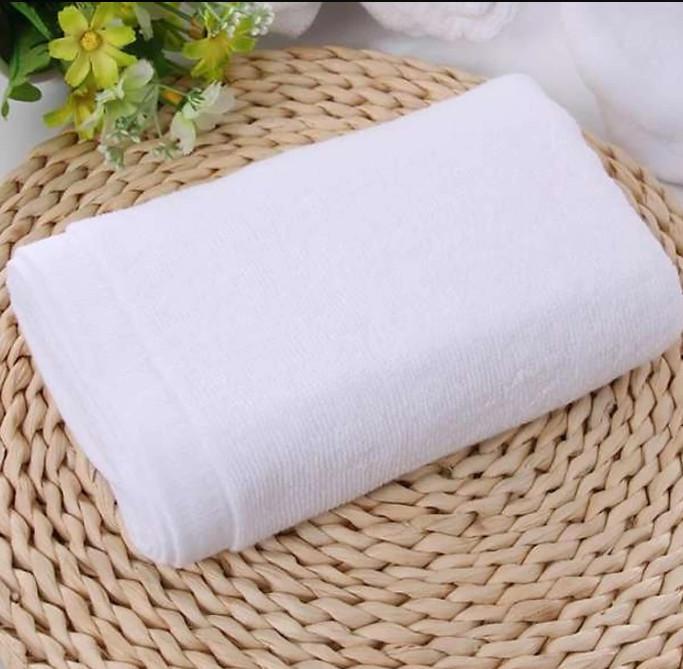 [KoSuyTu] Khăn Tắm Khách Sạn Cao Cấp Màu Trắng - KT 70 x 140 cm - Nặng 430g/C - 100% Cotton Thấm Hút Tốt Không Xù Không Bay Bông