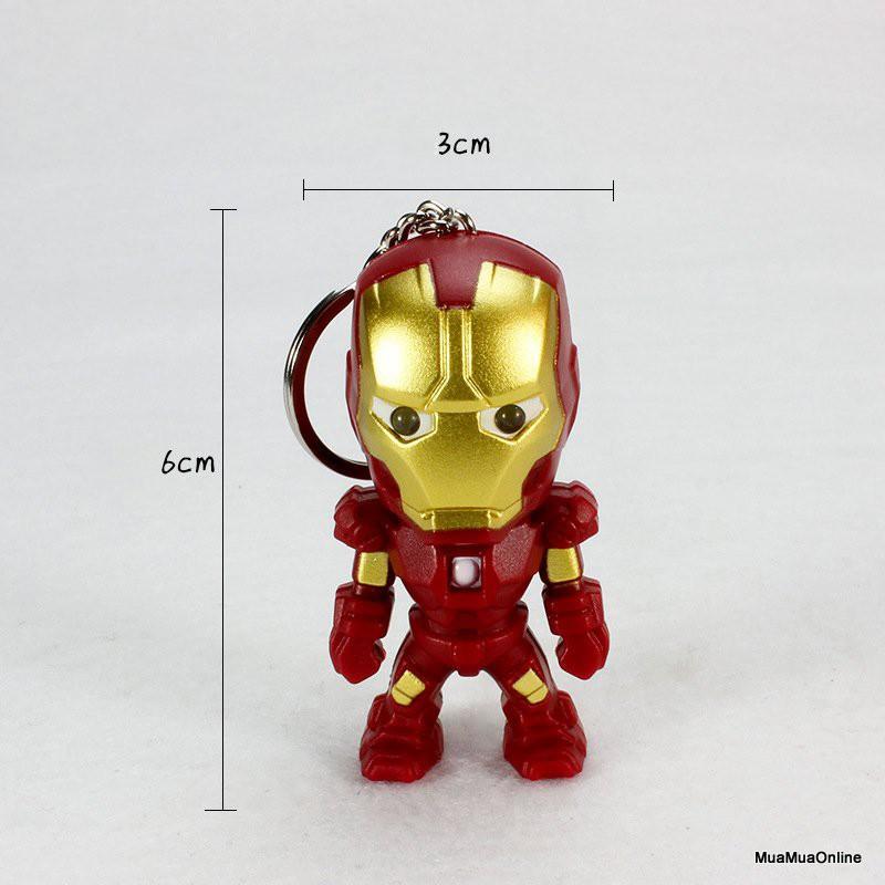 Móc Khóa Iron Man Có Led Và Âm Thanh