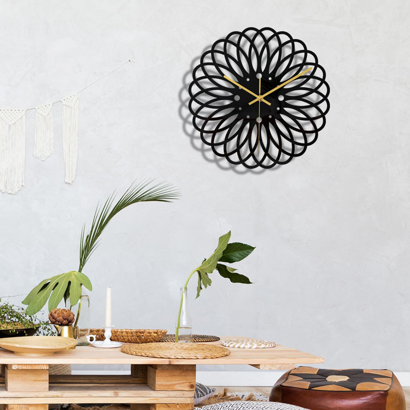 Minimalist Wall Clock Silent Clocks Battery Operated for Living Room Decoration Office