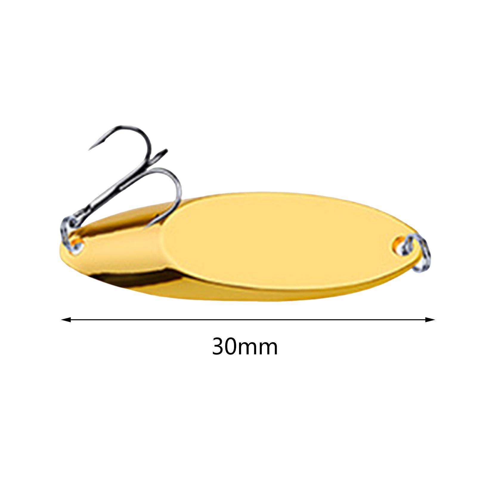 5 Pieces Fishing Spoons Lures Jigging Baits Freshwater Spinnerbaits Fishing Baits Bass Baits and Lures for Catfish Pike Redfish Fishing Gear