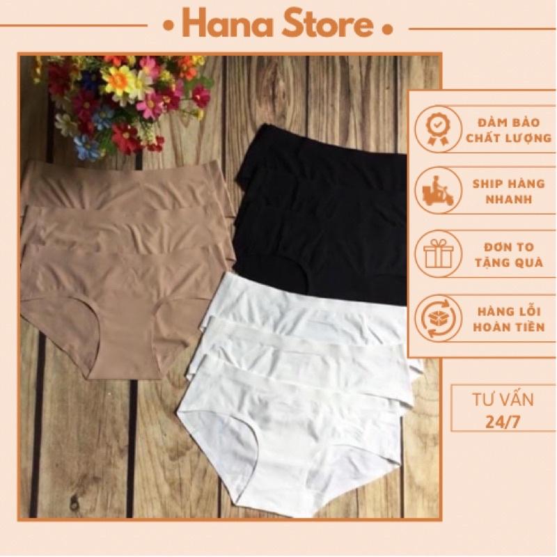 Quần lót nữ su đúc trơn không đường may cao cấp siêu mát _HANA
