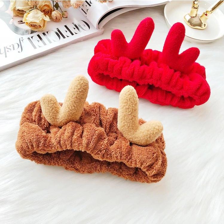 Băng Đô Turban Sừng Nai Makeup Trang Điểm Siêu Dễ Thương